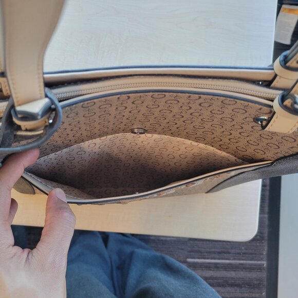 Guess Rigden Monogram Large Tote bag - Picture 9 of 10